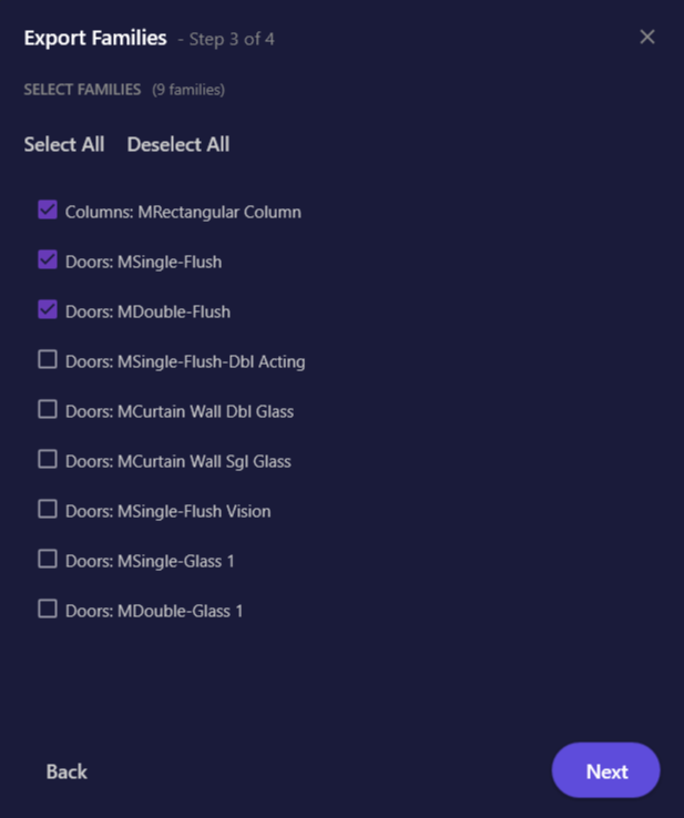 Screenshot of Step 3 showing