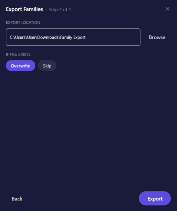 Screenshot of Step 4 showing
